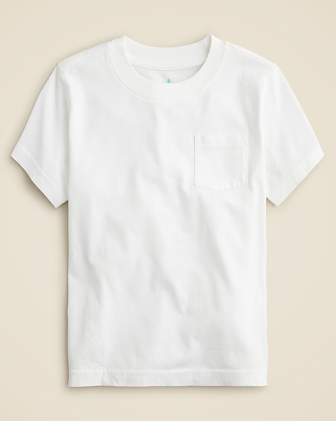 Kids' new garment-dyed pocket T-shirt | J. Crew US