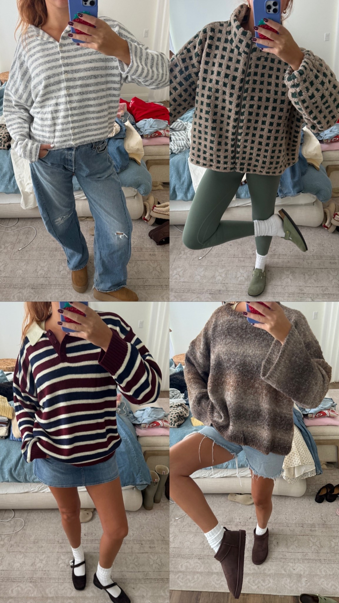 One thing I love to do is take photos of my outfits before I leave on a trip 🧸 Use my code: GRETA at Grey Bandit :)