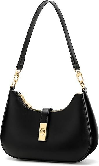 KKXIU Shoulder Bag for Women Cute Hobo Handbag and Vegan Leather Retro Small Clutch Purse with Zi... | Amazon (US)