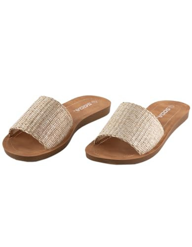 Soda Comfort Slide Sandals, 5.5 | Amazon (US)