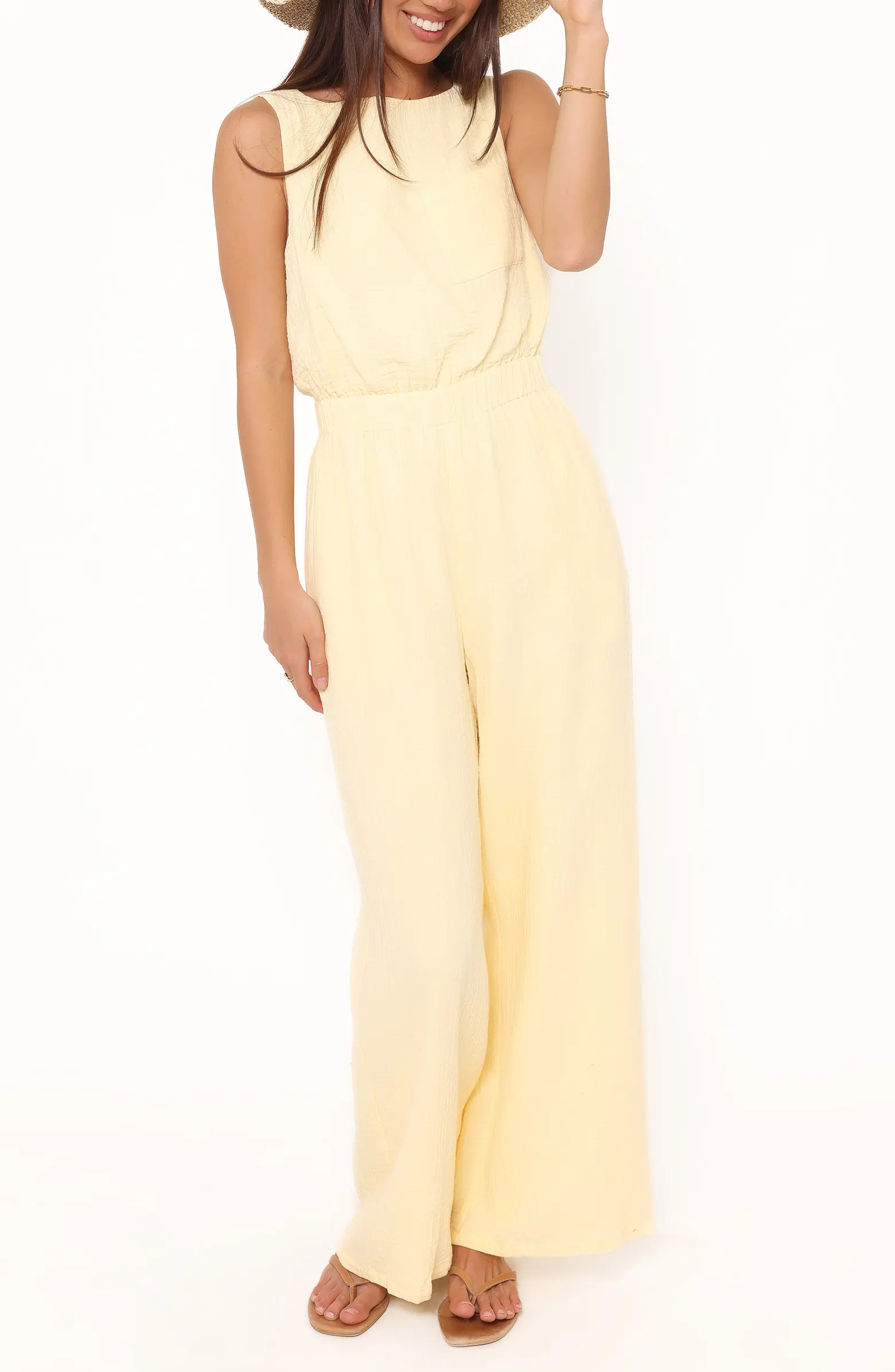 Brenna Cotton Gauze Jumpsuit | Nordstrom