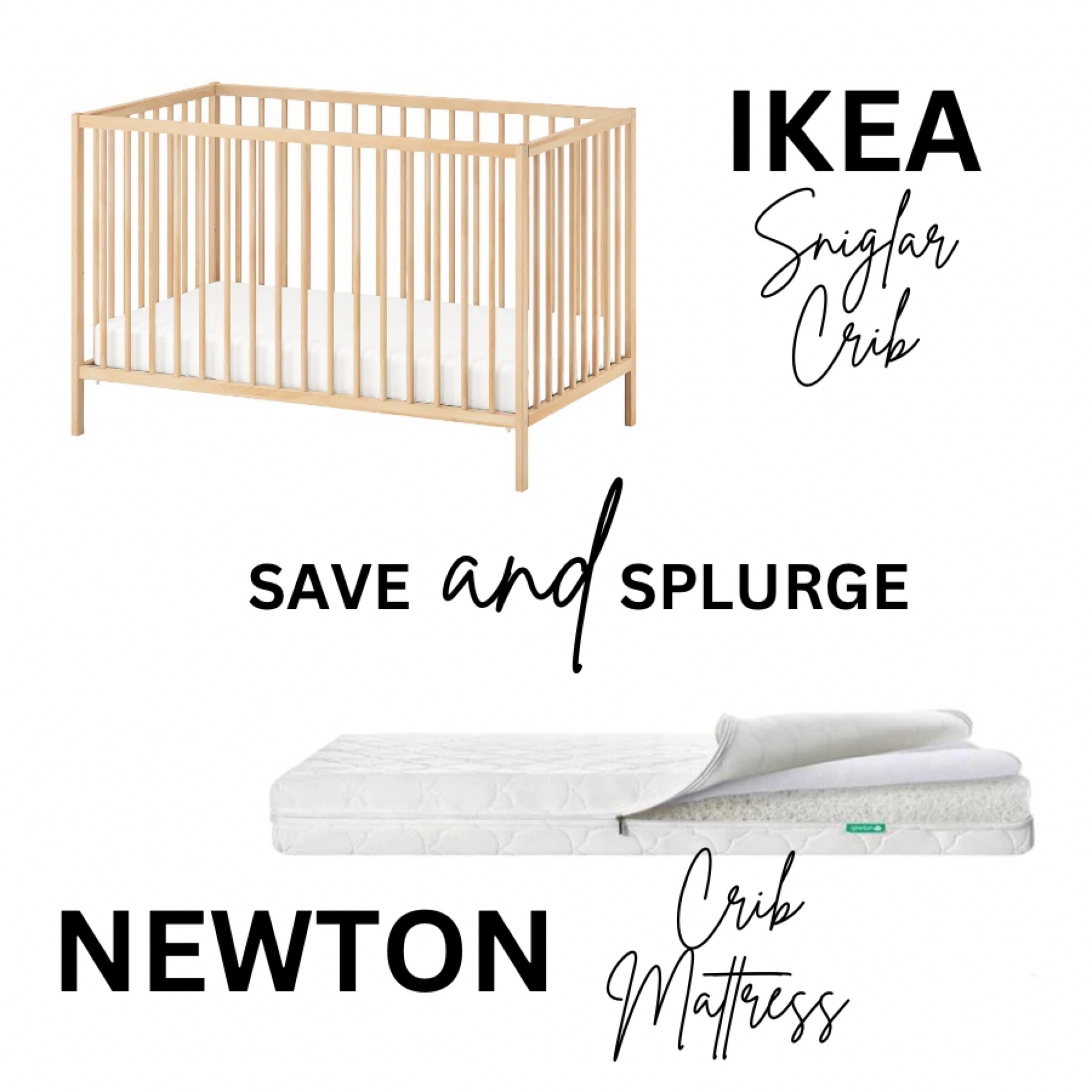 Baby Crib Dimensions Mattress For Sniglar Crib Sniglar Crib