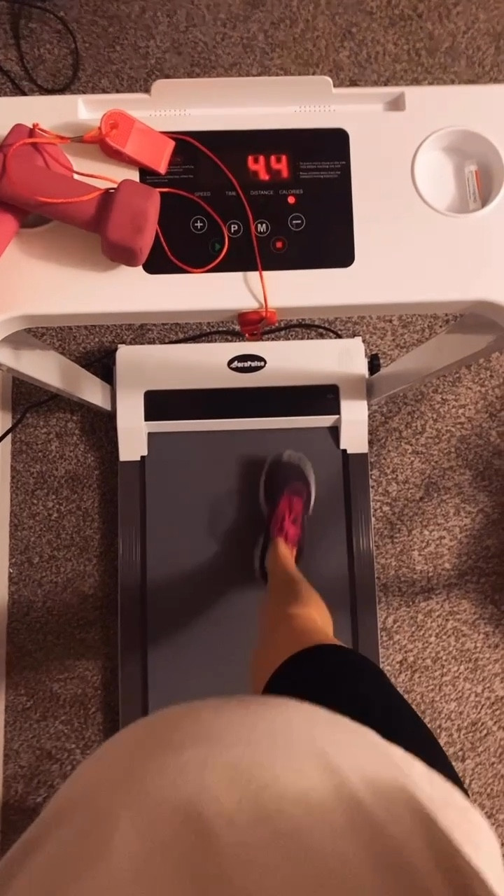 This foldable treadmill is a great way to get a walk in after meals. I got this during the winter months so I could walk anytime and not have to freeze outside. It’s been a great tool to have during this pregnancy, and it’ll be great postpartum too! 

#LTKBump #LTKSaleAlert #LTKActive