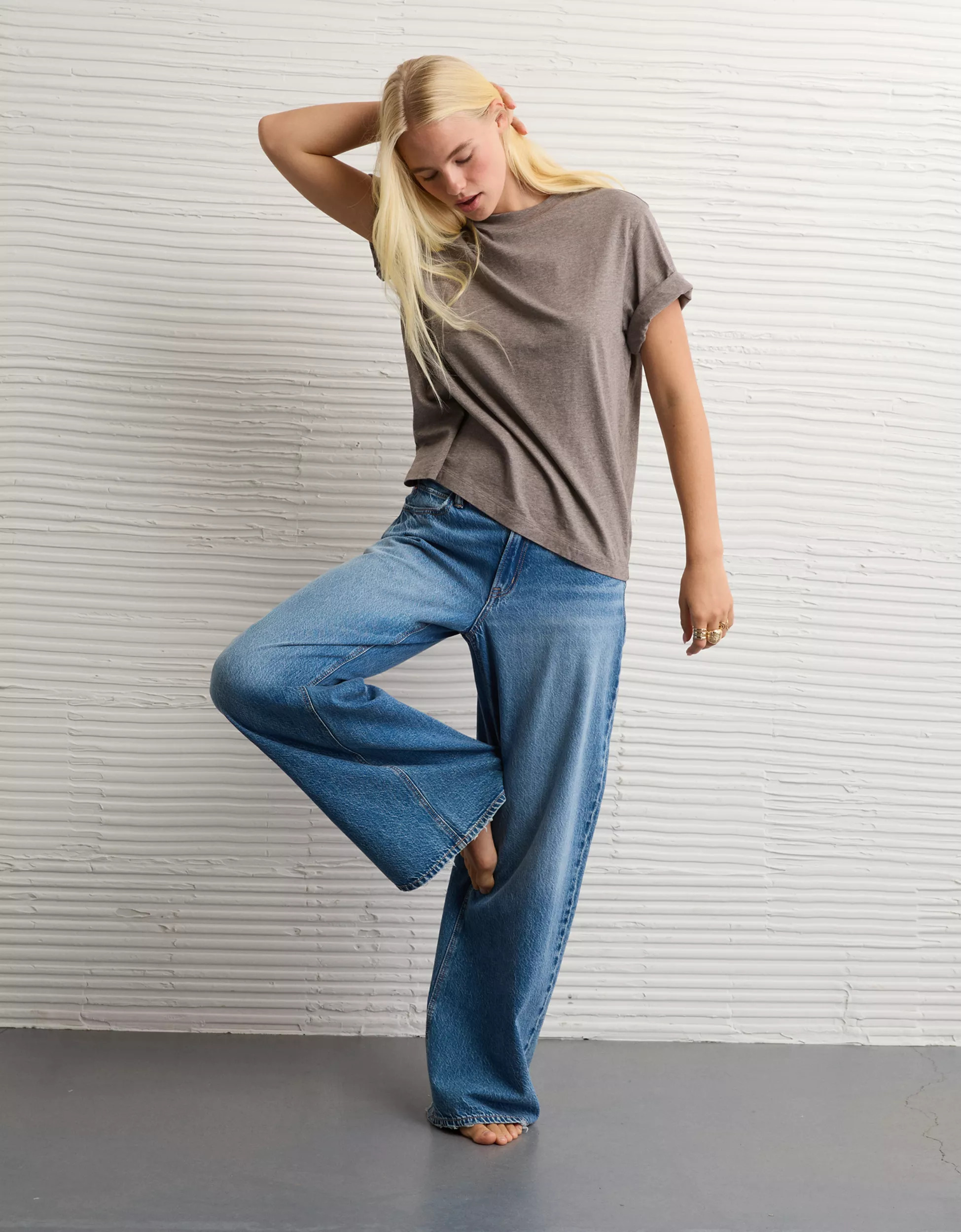 AE Relaxed Fit Everyday Luxe T-Shirt | American Eagle Outfitters (US & CA)