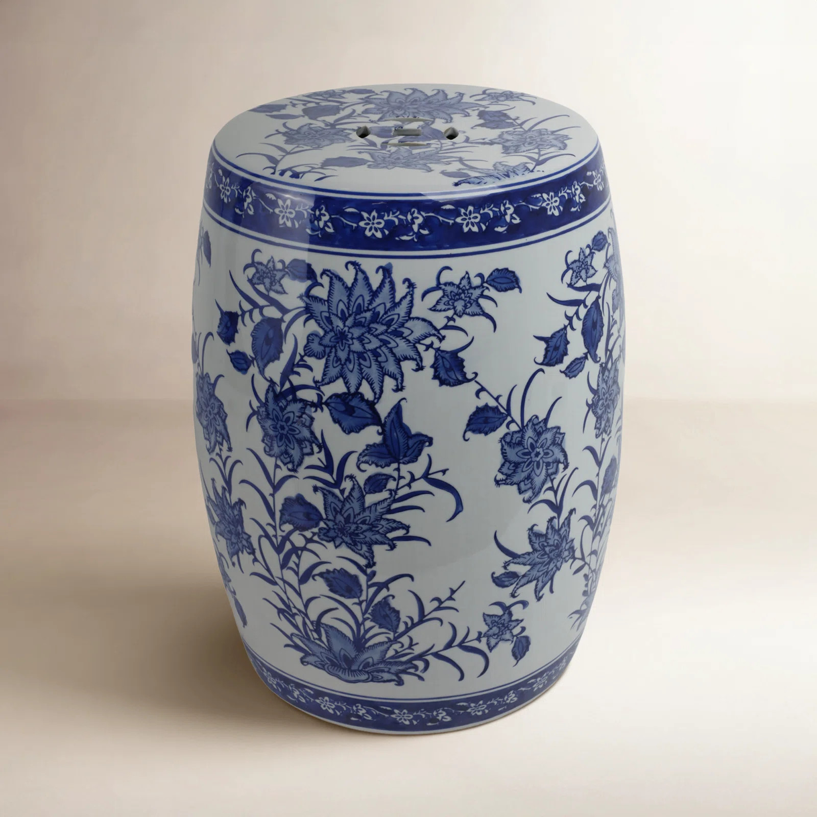 Waubun Ceramic Accent Stool | Wayfair North America