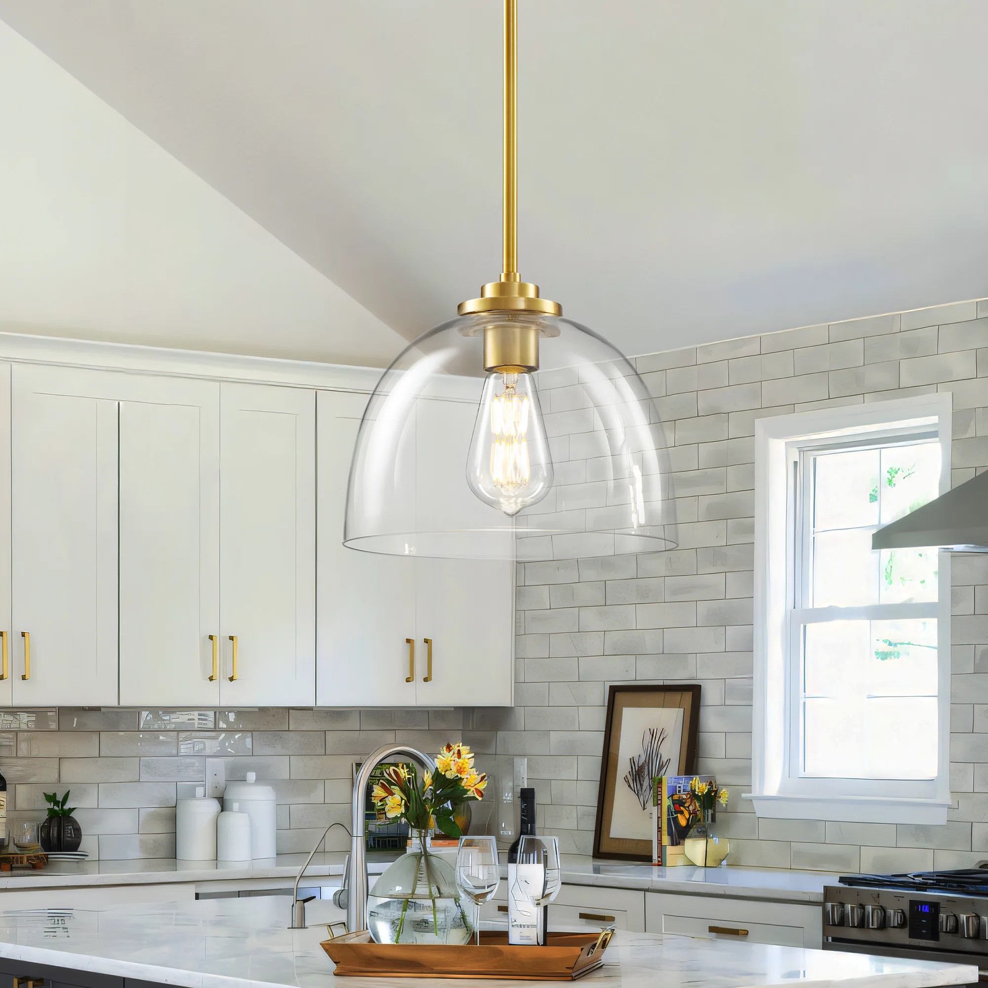 Abaigh 1 - Light Kitchen Island Pendant | Wayfair North America