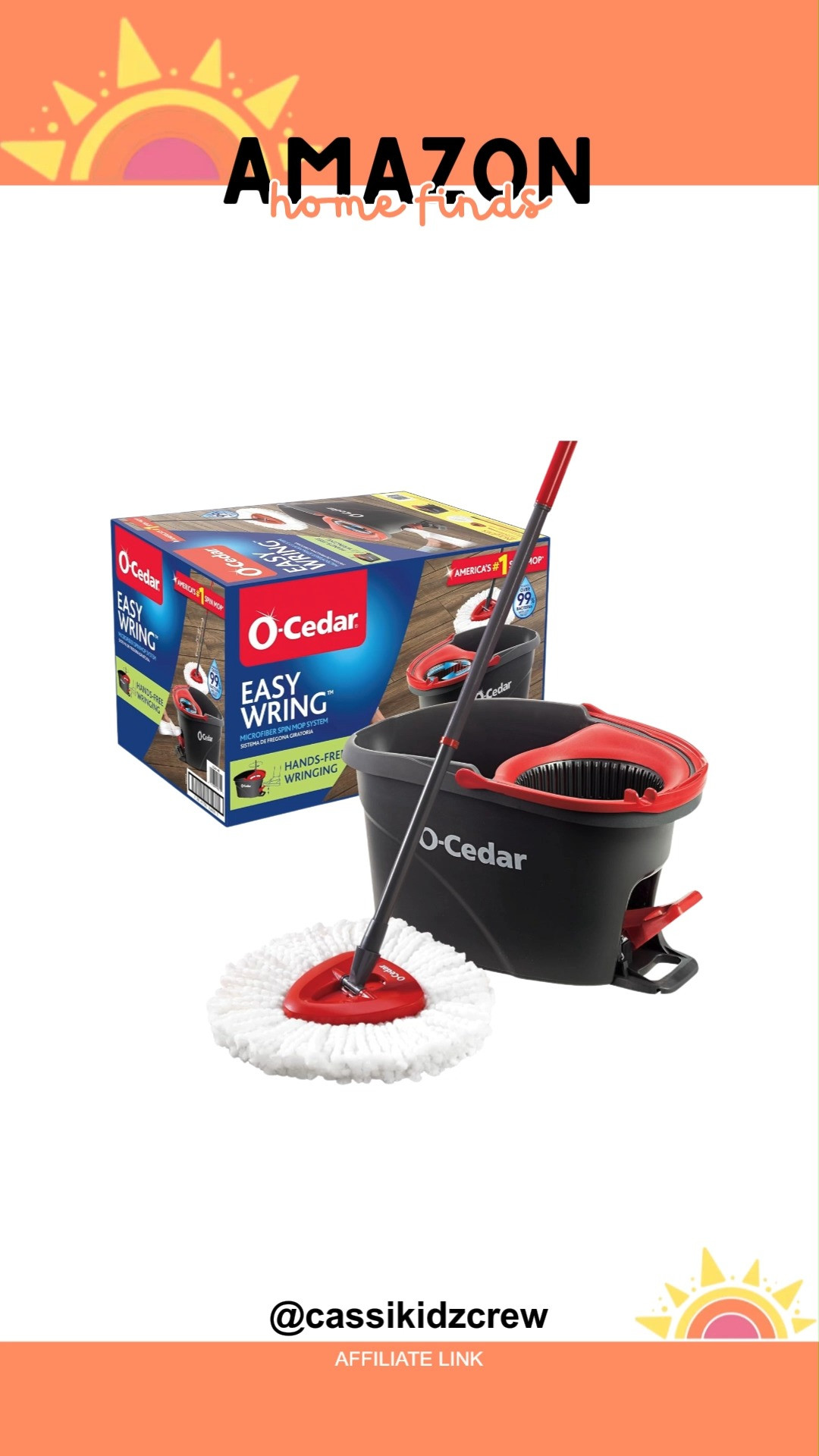 Make cleaning feel effortless with the O‑Cedar EasyWring Microfiber Spin Mop, a smart design that tackles dirt while keeping floors sparkling and your routine refreshingly simple. 🧹✨🏠  

#OcedarSpinMop #EasyWringMop #MicrofiberMop #FloorCleaning #HomeCleaning #CleaningTools #HouseholdEssentials #SparklingFloors #MopSet #HomeCare 

 #LTKdayinmylife #LTKHome #LTKSaleAlert