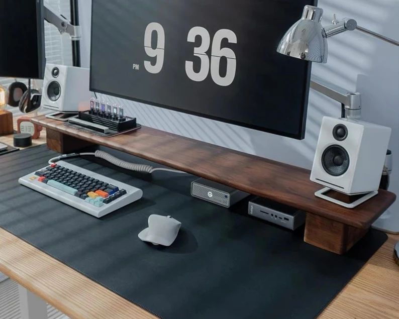 Custom Leather Large Desk Mat, Desk Decor Minimalist, Waterproof Mouse Pad | Writing Mat | Tech A... | Etsy (CAD)