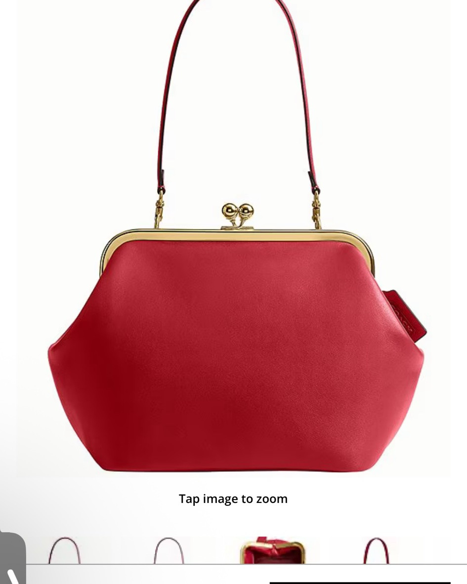 New coach releases at Dillards! #coachbag #newreleease #kisslock #denim