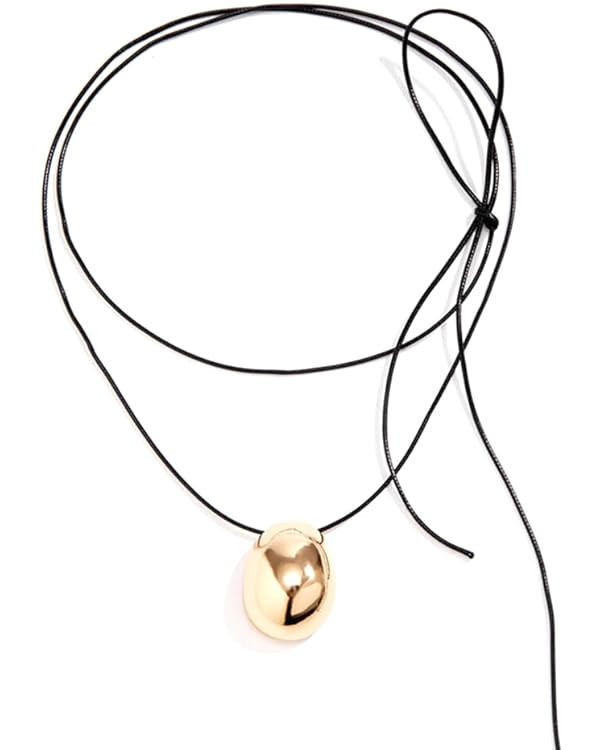 Double Layer Heart Pendant Necklace Gold Silver Plated Chunky Heart Necklace Choker for Women Pro... | Amazon (US)