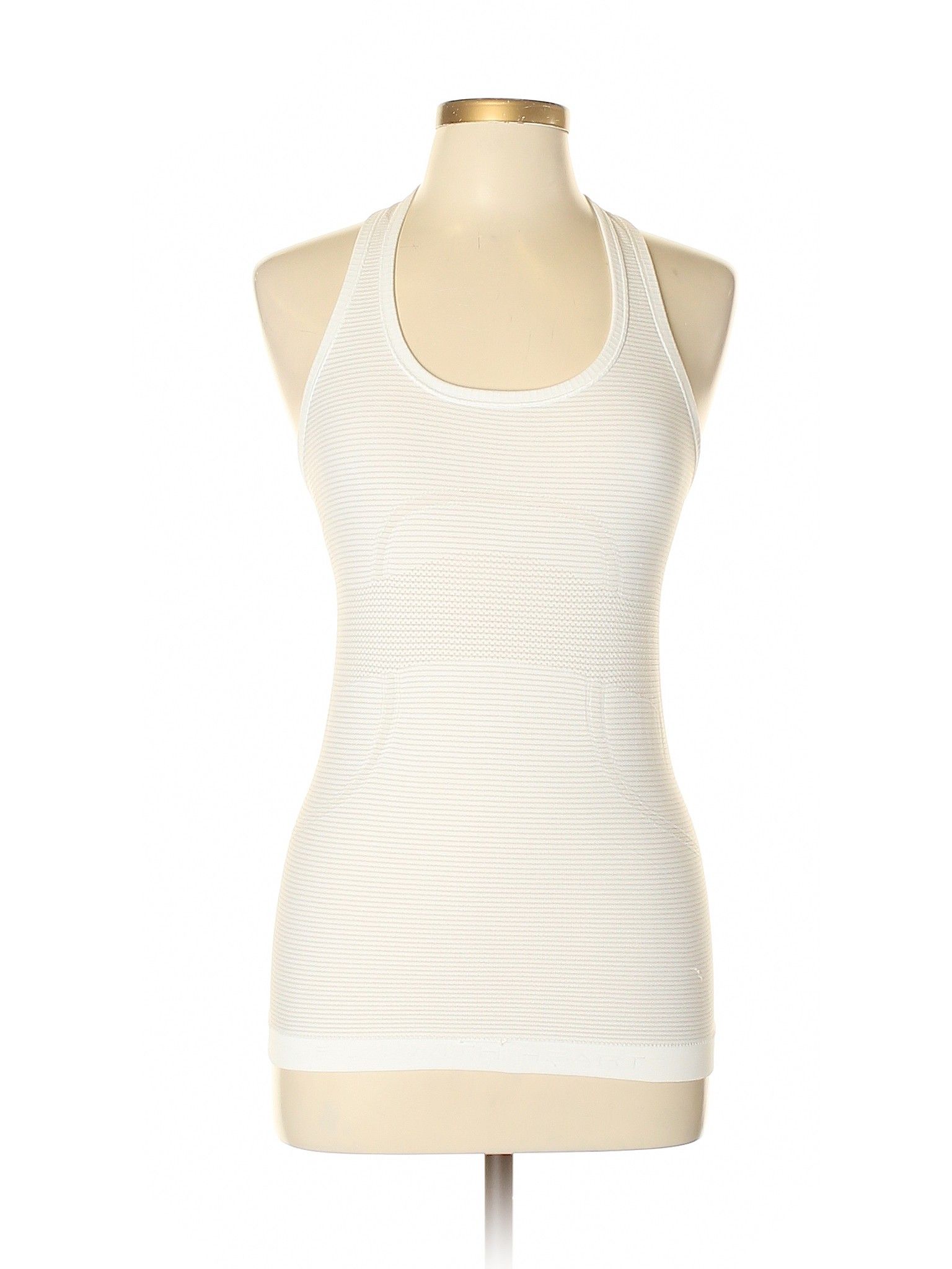 Lululemon Athletica Active Tank Size 6: White Women's Activewear - 44158612 | thredUP