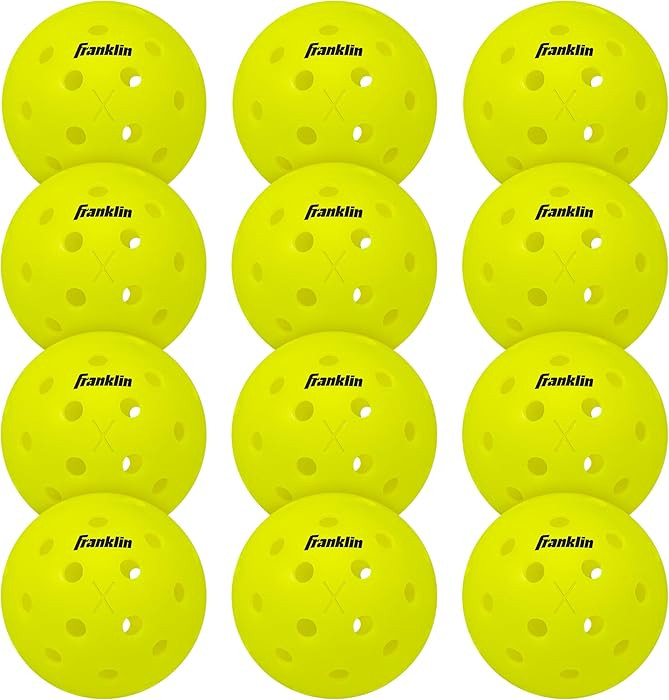 Franklin Sports X-40 Outdoor Pickleballs - Official Ball of USA Pickleball, APP Tour + US Open - ... | Amazon (US)