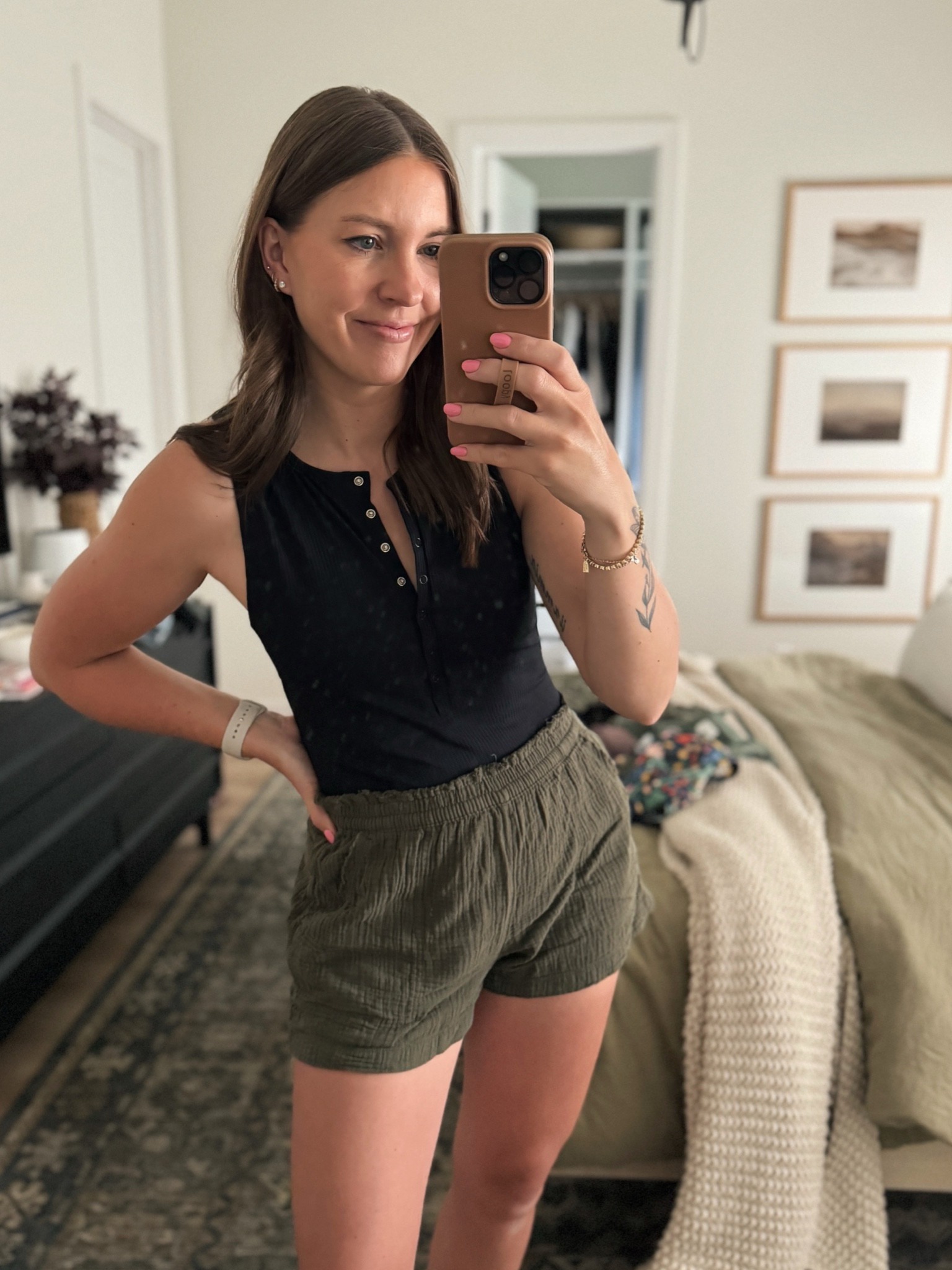 My favorite swimsuit ever! If you’re looking for a good quality, one piece swimsuit, this one is it. Available in 16 different fabric and color options. I’ll love the Henley snaps, it’s so comfortable, just throw on shorts and it looks like a bodysuit. 

I’m wearing a large, there’s also a long torso option. I have the ribbed black color and the ribbed material is so flattering

#LTKStyleTip #LTKSwim #LTKMidsize