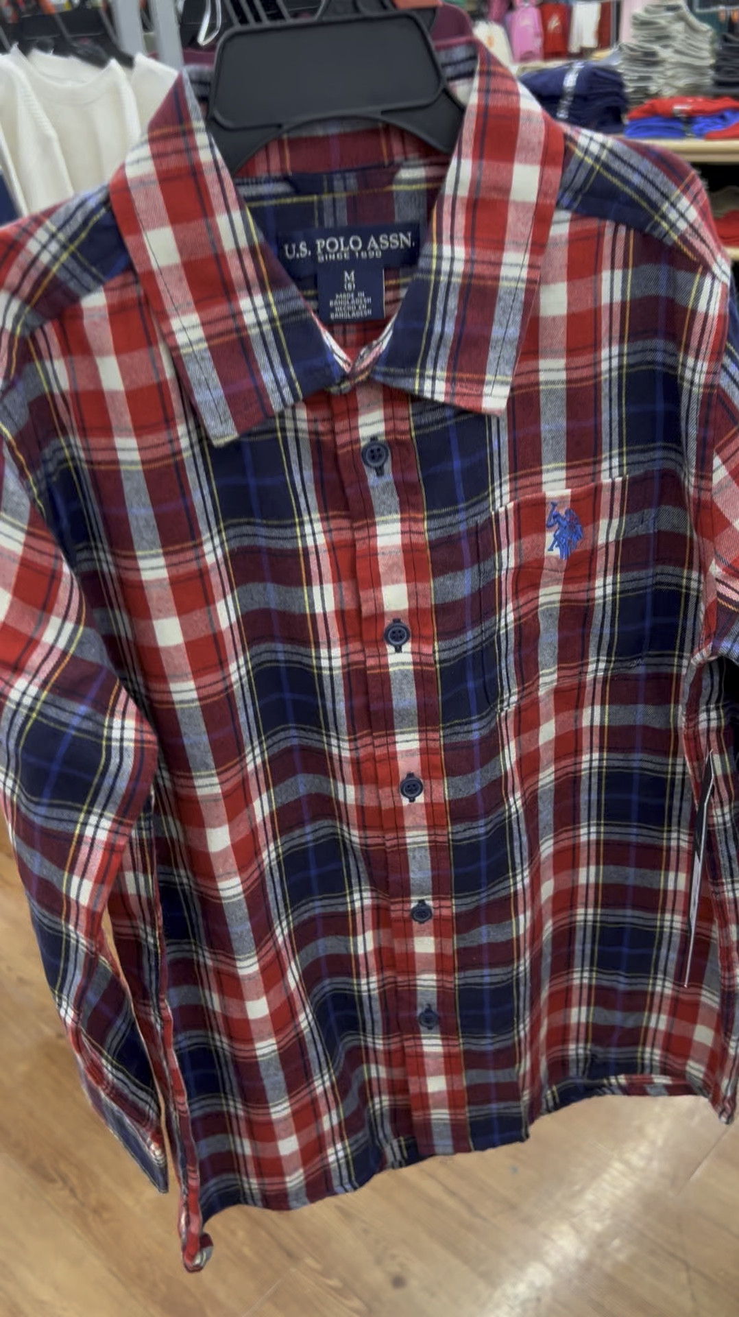 Walmart boys plaid button down shirt by US Polo Assn (not affiliated with Ralph Lauren, sadly). Affordable, good quality when you need dressy boys clothing. #walmartfashion holiday Christmas outfit

#LTKKids #LTKFindsUnder50 #LTKFindsUnder100
