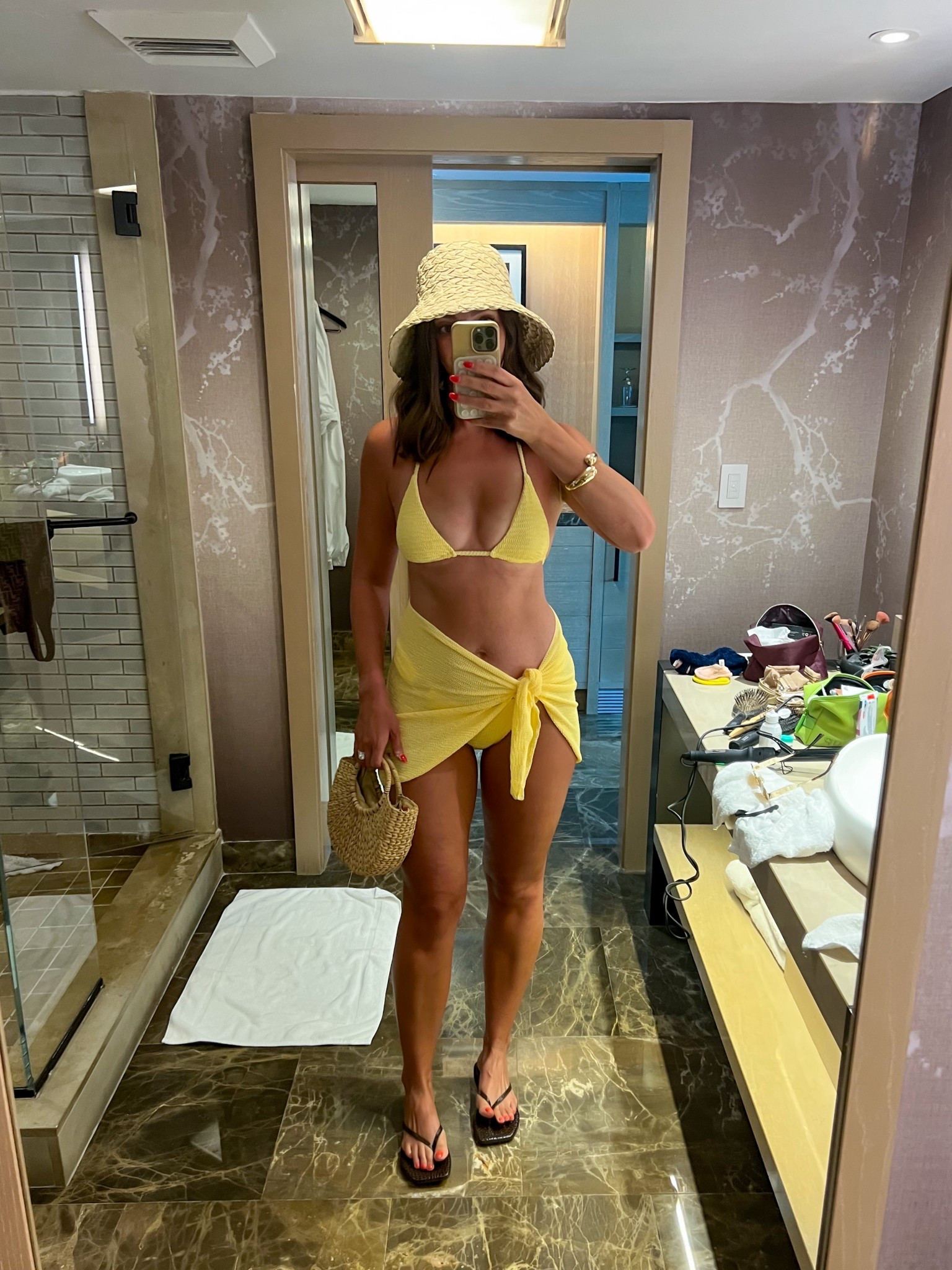 Wore this to the beach in Miami 🌼 size small top, size large bottoms! 

Butter yellow / bikini / swimsuit / resort wear / vacation outfit 

#LTKSwim #LTKStyleTip