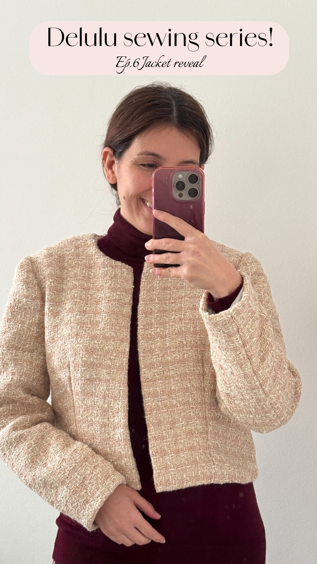 I can’t believe that the jacket is ready and already at the dry cleaner’s! Stay till the end of the video to see how it looks! It’s not perfect but it looks great if I may say so myself! 🥹

I still need to attach the buttons but next week I’m full at the beauty studio and have many things to do before the trip as well. So looks like I will handsew while on the train 😂 But I’m way more relaxed now that I at least have one item ready!

I’m focusing on the skirt, I have till tomorrow early evening to give it to the dry cleaner’s to have it ready for Paris! Will I make it? 🫣

A HUGE thank you to my mum and my friend Merel ❤️ I could never finish on time without the help of these two incredible women ❤️

#delulu #sewingchallenge #sewingseries #parisfashionweek #parisfashionweek2025

#LTKeurope #LTKFashionMonth #LTKpetite