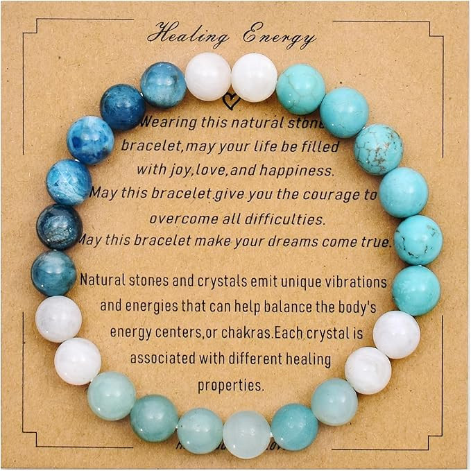 Ayriwoyi Strong Healing Crystal Bracelet 8MM Genuine Stone Bracelet Lucky Beaded Bracelet Chakra ... | Amazon (CA)