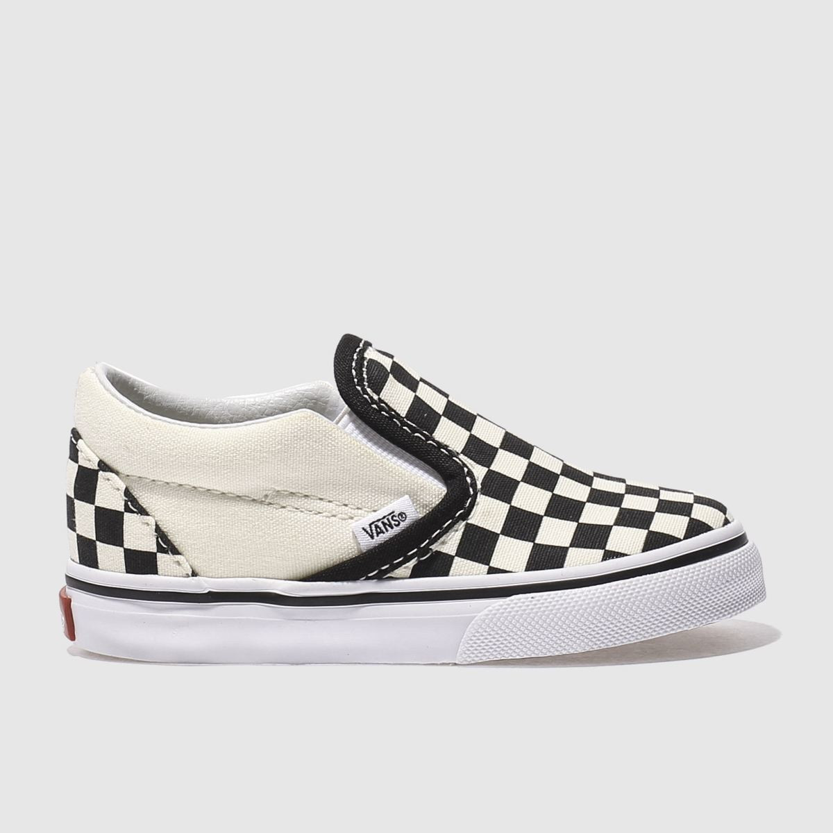 Kids Toddler Black & Cream Vans Classic Slip-On Trainers | schuh | Schuh