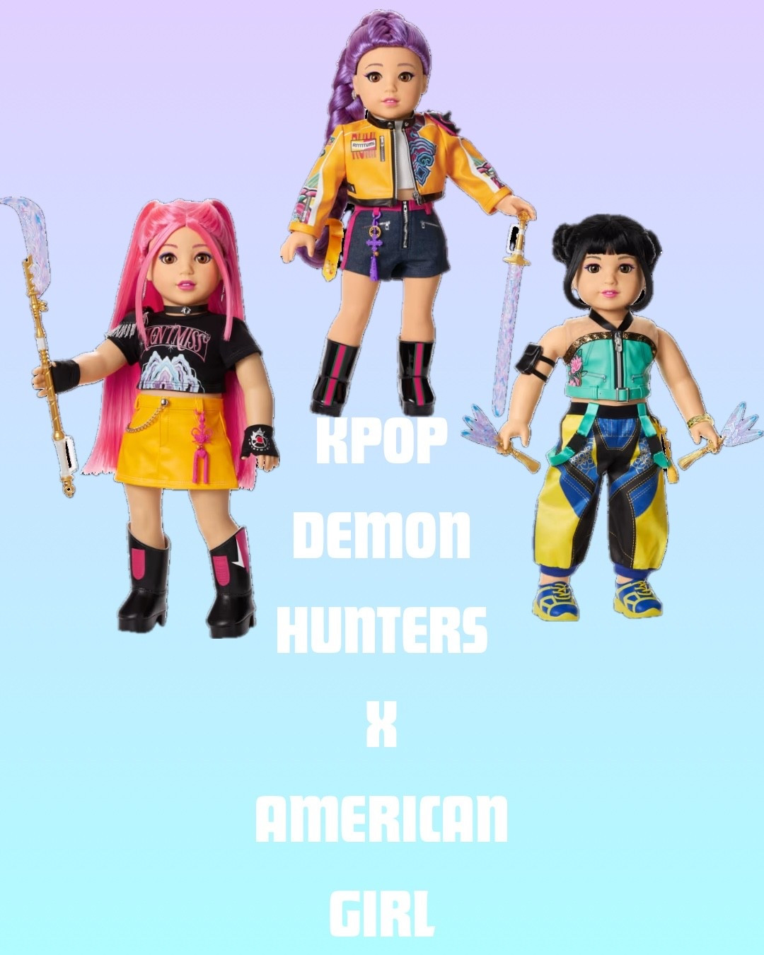 NEW KPOP Demon Hunters collab with American Girl!!!💜This is a preorder that should ship around November 27th!! #kpopdemonhunters #americangirl #giftideas

#LTKU #LTKKids #LTKmomlife