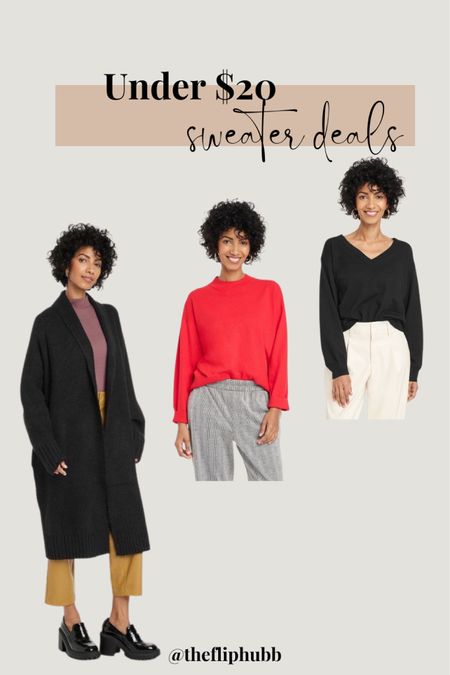 Target sweaters under $20! Snag em now while you can! ✨ 


Sweaters, target sweaters, cozy sweaters, winter wear, fall sweaters, work wear, business casual, concert, sandals, beach bag, jumpsuit, travel outfit, vacation outfits, Nashville outfits, belt bag, country concert outfit, midsize fashion, sneakers, shorts, cocktails dress, black dress, airport outfit, bride, office, fashion, work outfit 

#LTKunder50 #LTKSeasonal #LTKstyletip