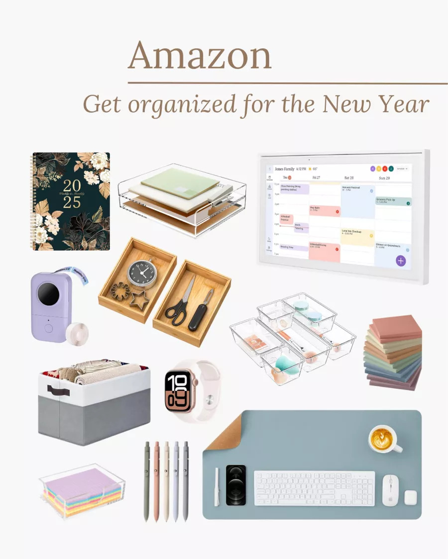 Amazon Get organized for the New Year #amazonhome #homeorganization #homeoffice

 

 #LTKHoliday #LTKSeasonal #LTKHome