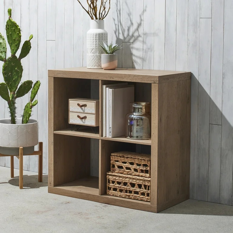 Better Homes & Gardens 4-Cube Storage Organizer, Natural | Walmart (US)