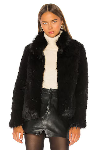 Unreal Faux Fur Delish Jacket in Black | Revolve Clothing (Global)
