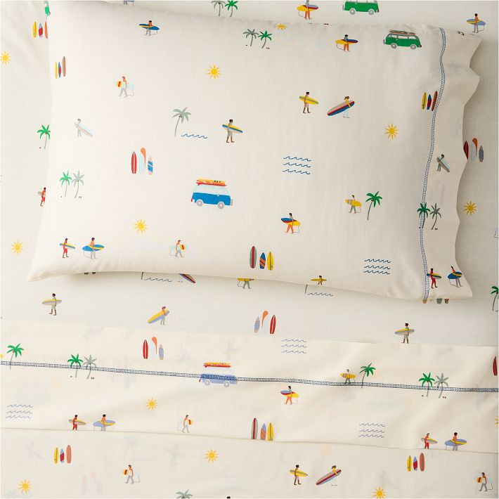 Surf Shack Sheet Set | West Elm (US)