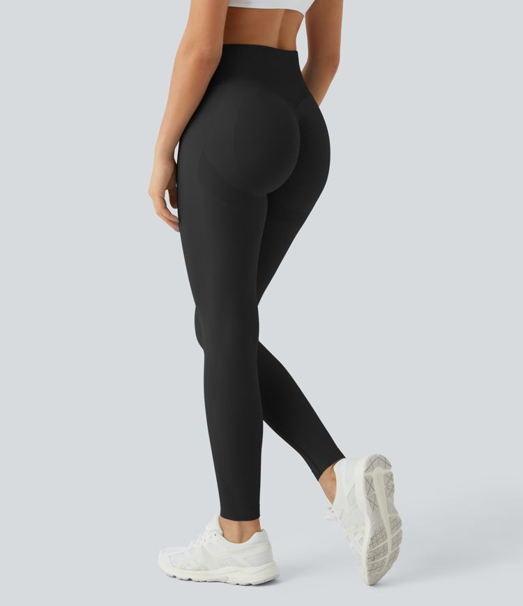 Women’s Seamless Flow High Waisted Butt Lifting Leggings - Halara | HALARA