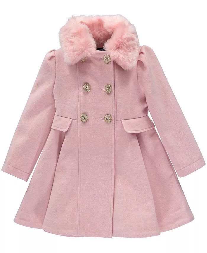 Toddler and Little Girls Double Breasted Princess Coat | Macy's Canada
