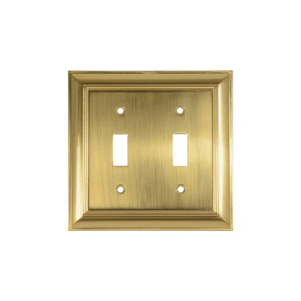 Impressions 2-Gang Toggle Light Switch Wall Plate | Wayfair North America