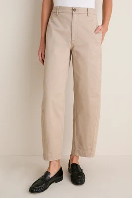 Limestone Chino Barrel Leg Chatham Pants | Tuckernuck (US)