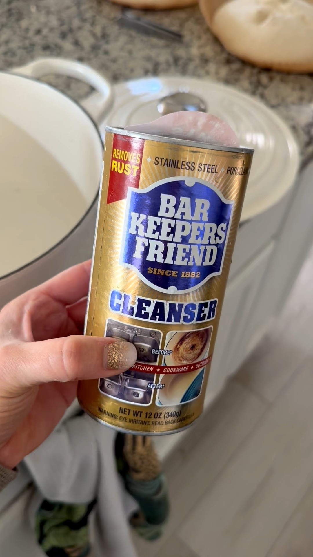 This stuff cleans pans like nothing else I’ve tried! SO good! 

#LTKdayinmylife #LTKHome #LTKFindsUnder50