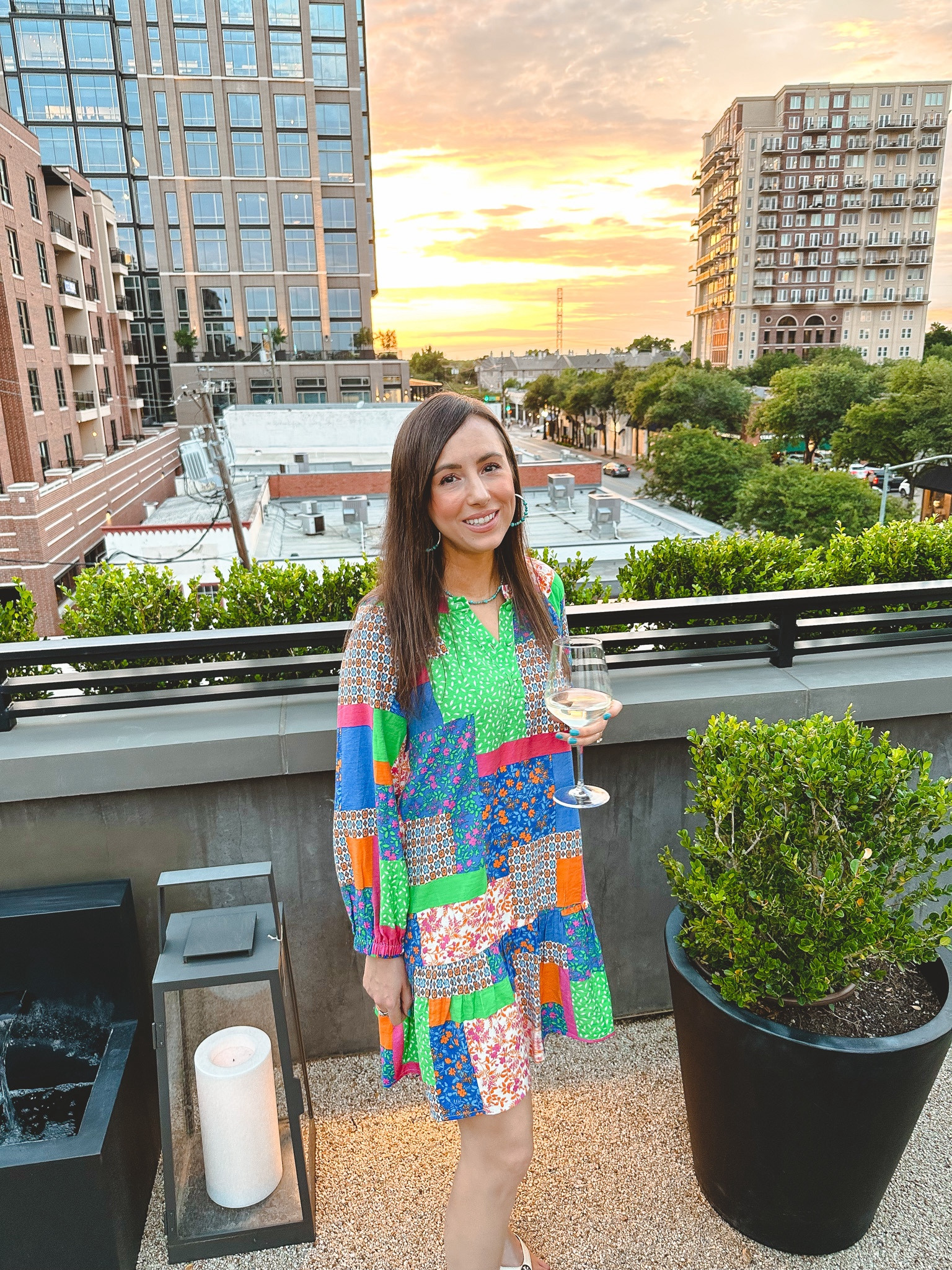 Red dress boutique patchwork dress with Kendra Scott jewelry 



#LTKSeasonal #LTKFindsUnder100 #LTKStyleTip