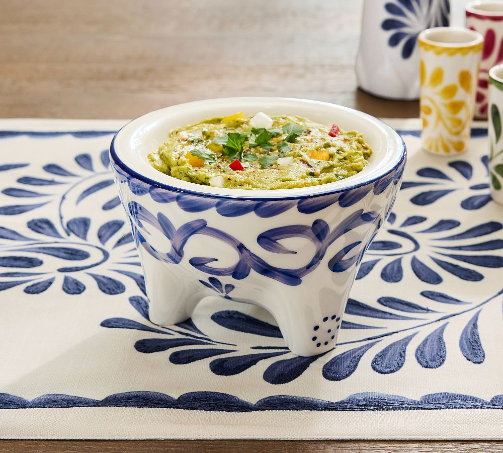 Puebla Porcelain Molcajete | Pottery Barn CA