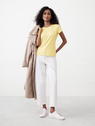 Timeless Crew-Neck T-Shirt | Banana Republic Factory