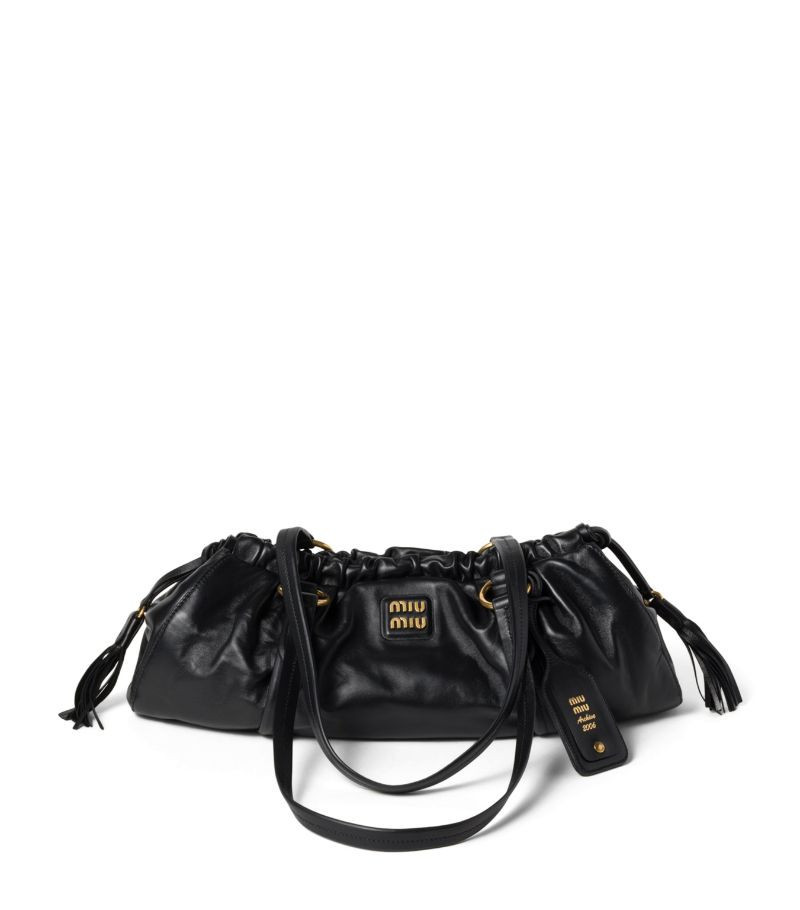 Miu Miu Leather Joie Shoulder Bag | Harrods