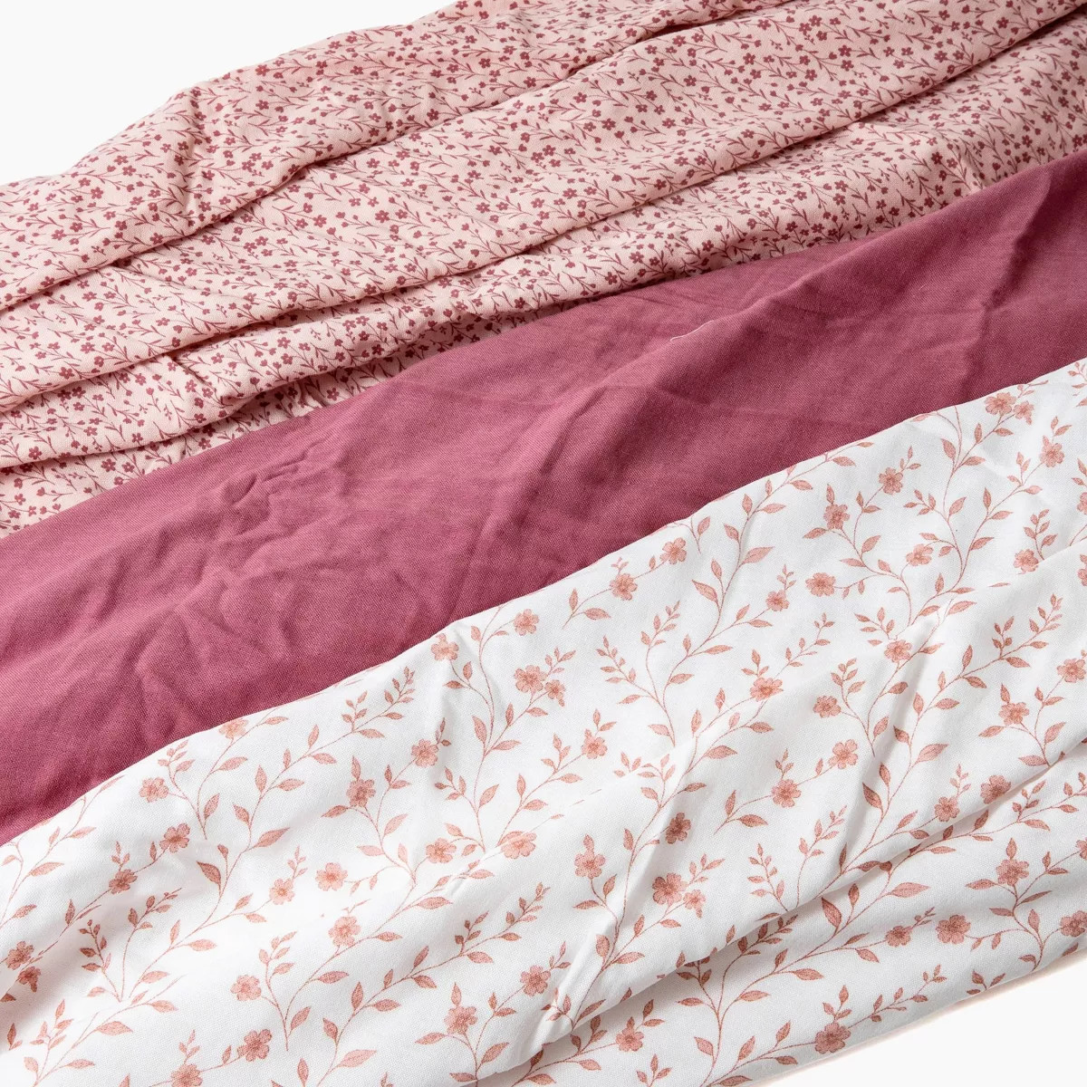 Picolette by Olivia Culpo Swaddle Muslin Blanket Set 3pk - Pink | Target