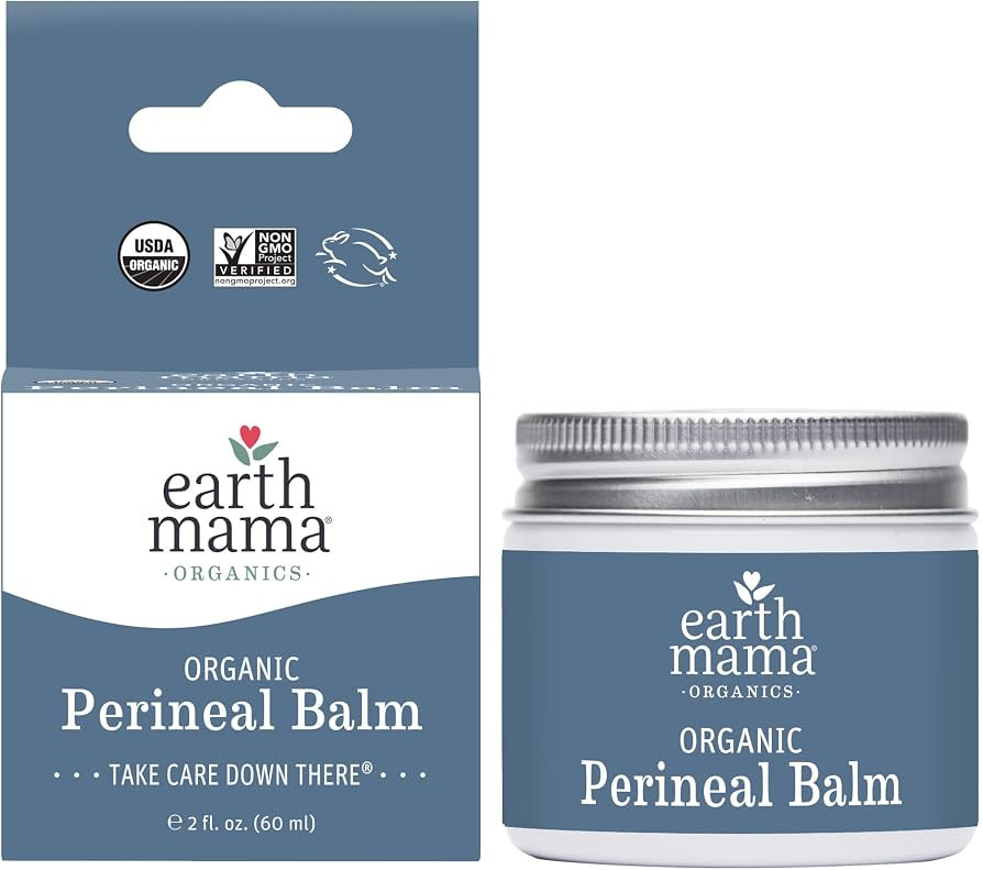 Earth Mama Organic Perineal Balm | Naturally Cooling Herbal Salve for Pregnancy and Postpartum Re... | Amazon (US)