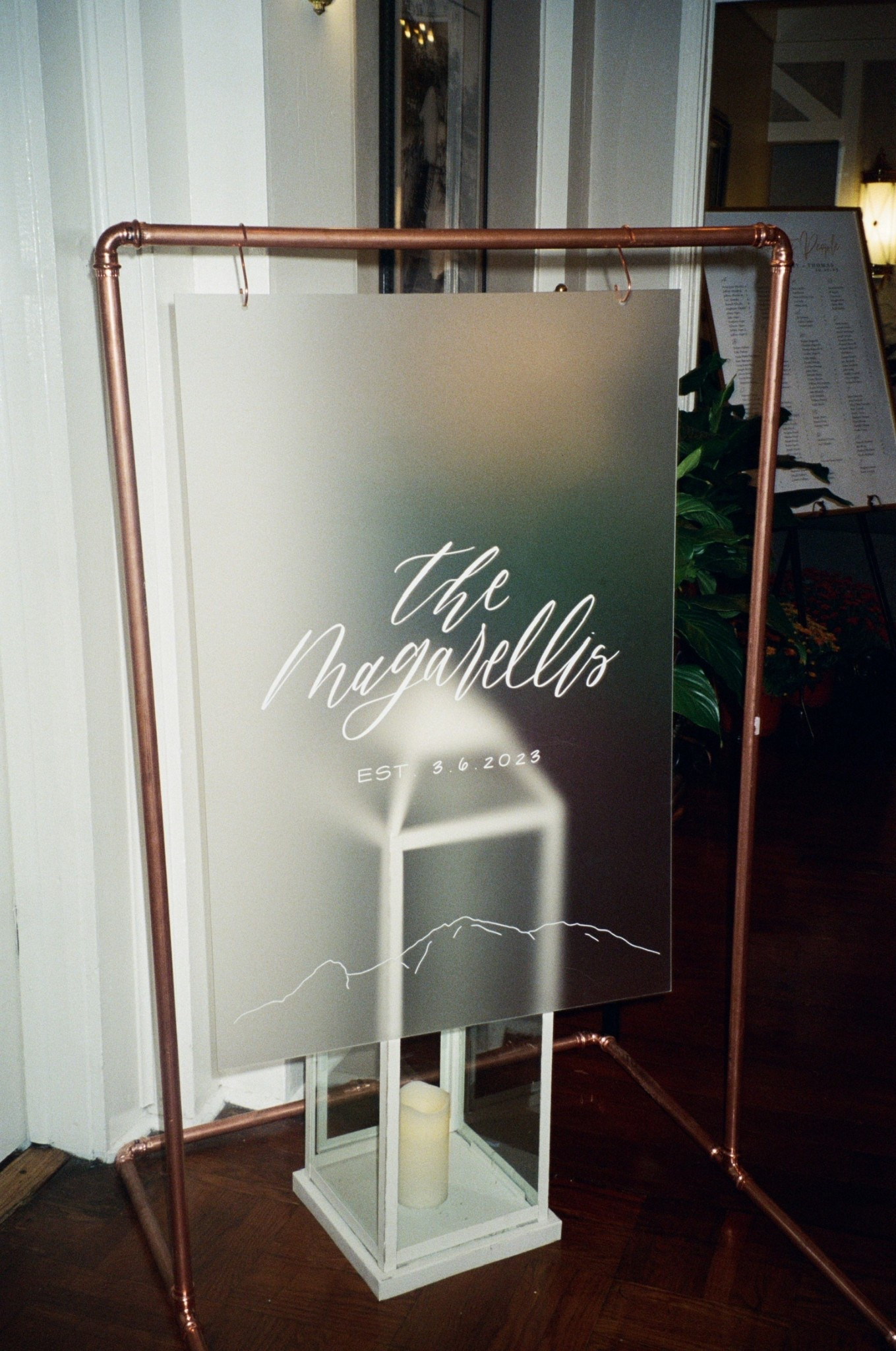 We had “the Magarelli’s”  acrylic sign made when we had our destination wedding and then we reused the sign for our cocktail reception to celebrate our marriage back at home. It’s also perfect because I wanted something that I could hang in our house for decoration 

#LTKWedding #LTKHome #LTKParties
