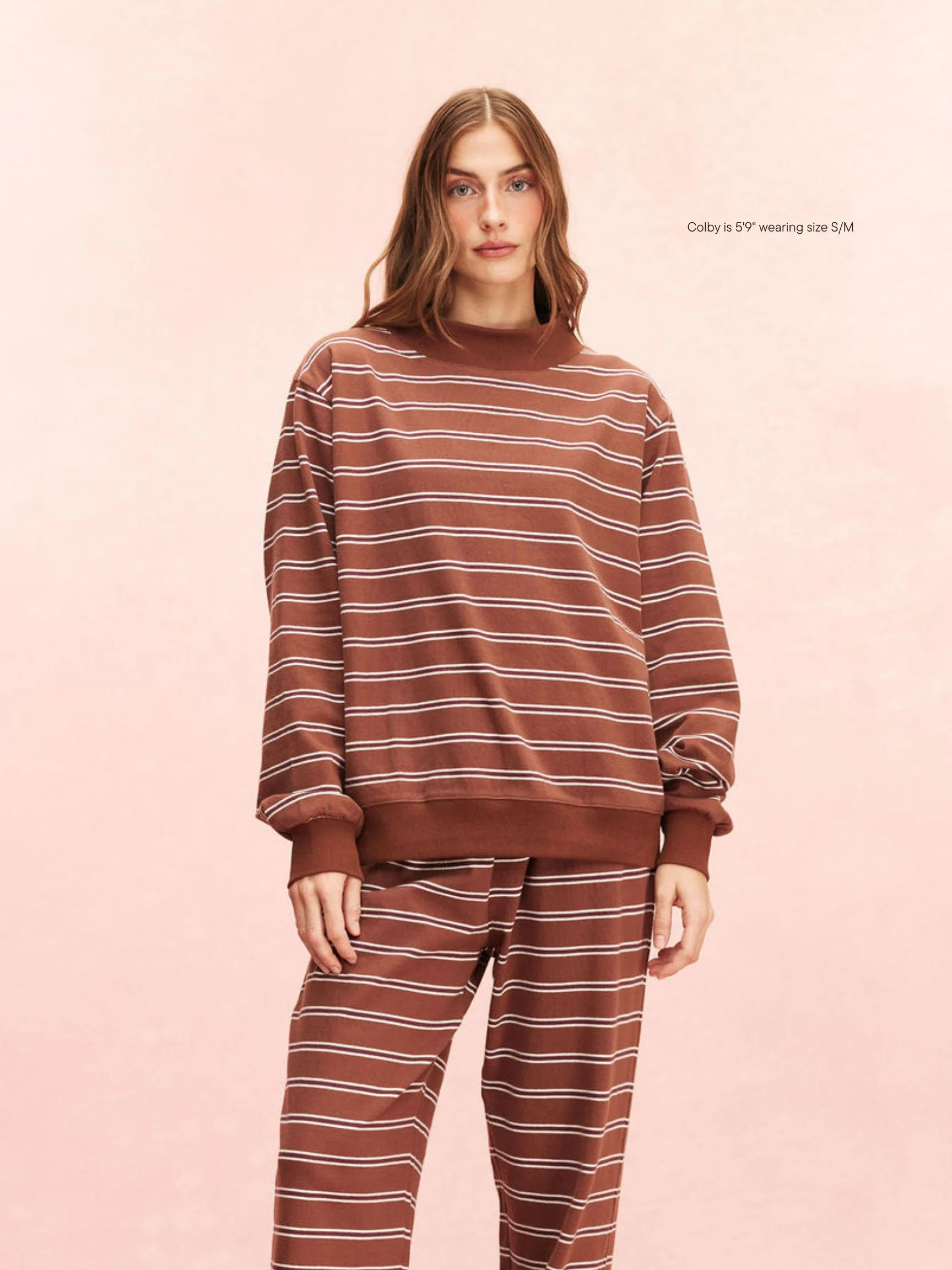Striped Mockneck Pullover | Parke