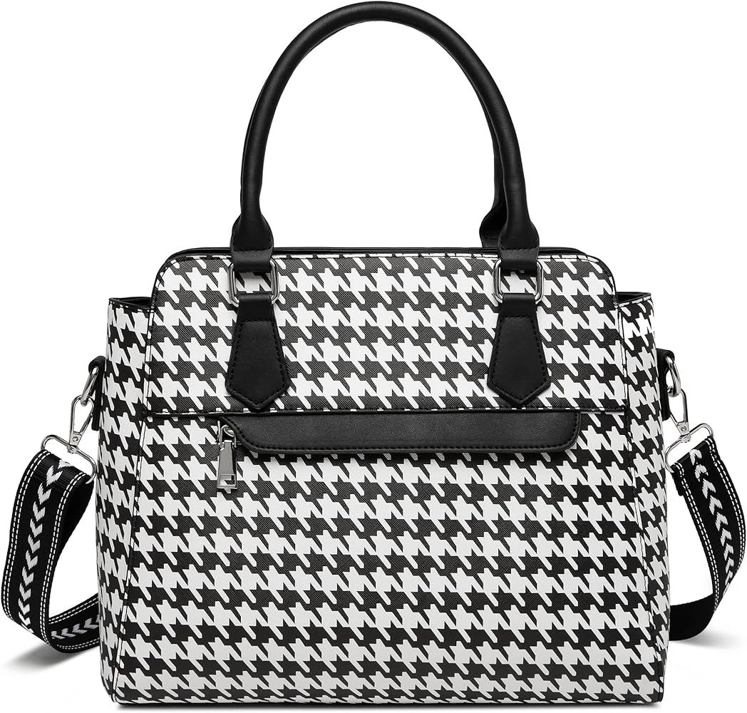 sqlp Leather Tote Bags Work handbags for women Small ladies Waterproof Crossbody Shoulder bag | Amazon (US)