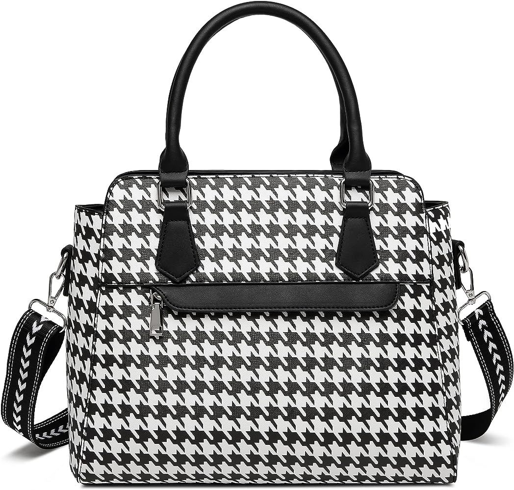 sqlp Leather Tote Bags Work handbags for women Small ladies Waterproof Crossbody Shoulder bag | Amazon (US)