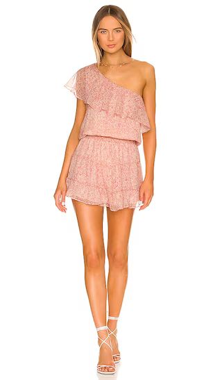 One Shoulder Ruffle Dress in Wild | Revolve Clothing (Global)