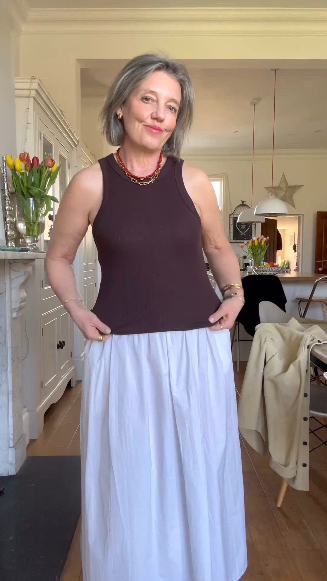 Styling my favourite white skirt and suede shirt skirt is last year but linking similar 
Suede shirt size small





#LTKspring #LTKover50style #LTKmidsize