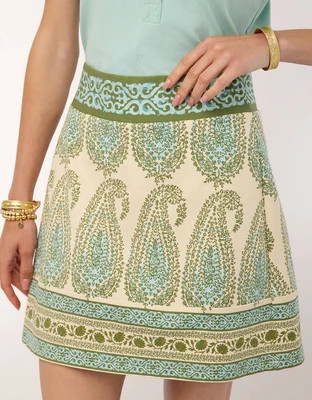 Matilda Skort Heritage Boho Paisley | Spartina 449