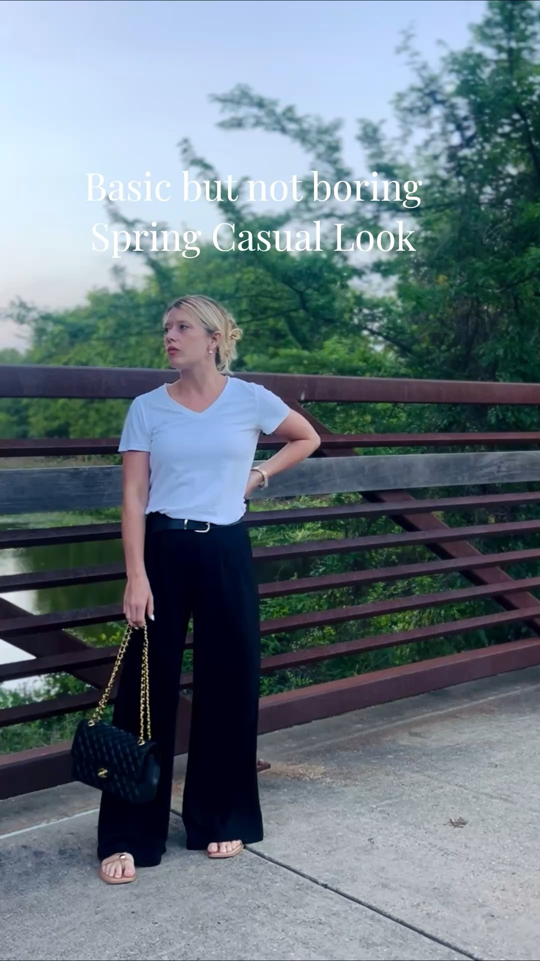 Elevate your casual looks with a basic but not boring outfit you will reach for again and again. 
The perfect fitted white tee
Black pants
Classic Belt
Structured bag
Gold jewelry
Tan sandals with a touch of gold!
Shop the look below! 



#LTKgrwm #LTKootd #LTKdayinmylife