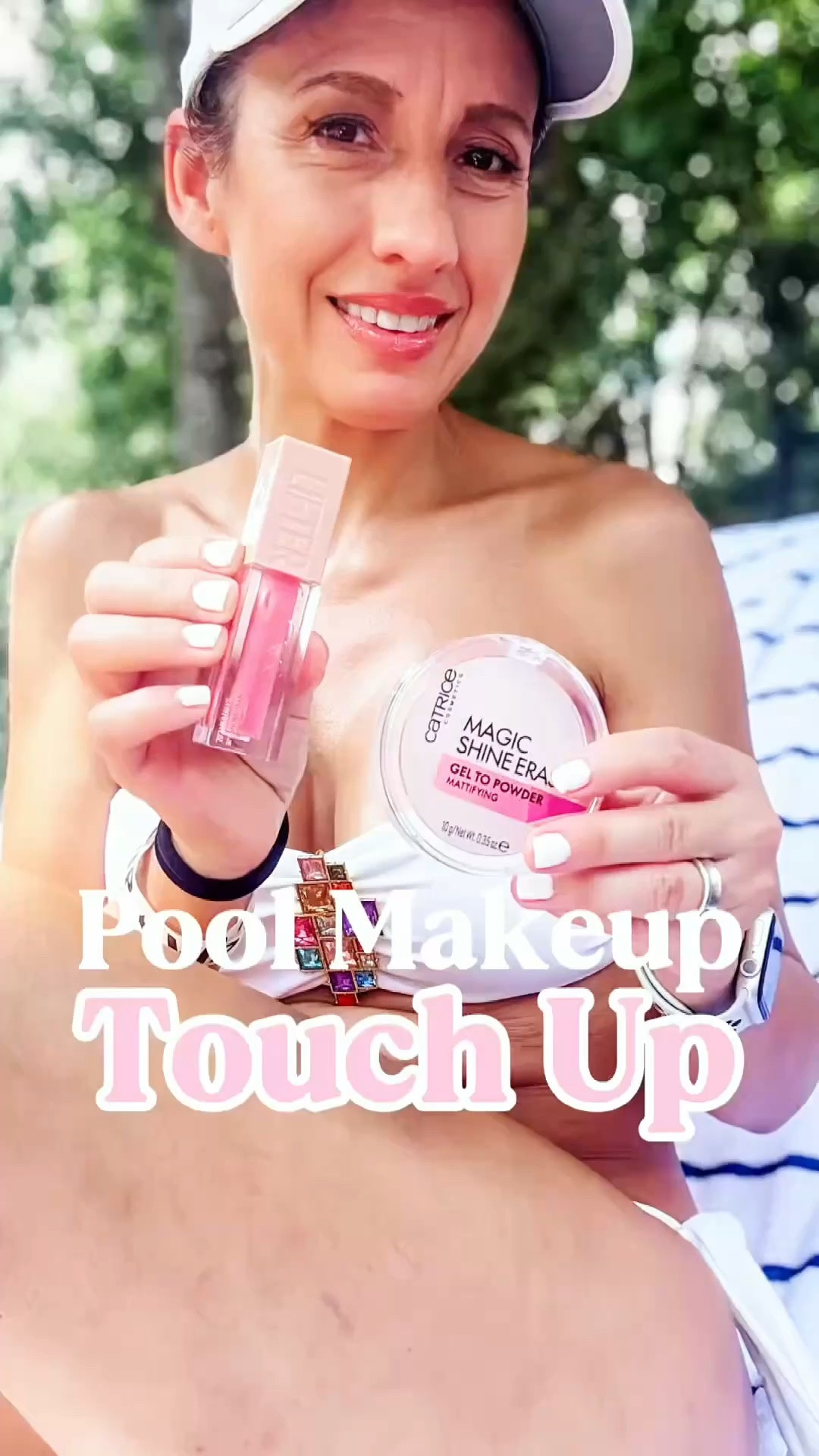 Pool day makeup refresh ☀️💦

If you’ve been outside all day, this quick touch-up has been so handy. I use the Catrice Shine Eraser to take care of excess shine, then add a swipe of lip gloss and I’m good to go. Easy, natural, and perfect for staying fresh without redoing my makeup.

I’m also linking my white adidas hat because it’s one of my favorite pool day essentials. Everything is linked in my LTK! 🤍

#LTKSwim #LTKOver40 #LTKPetite