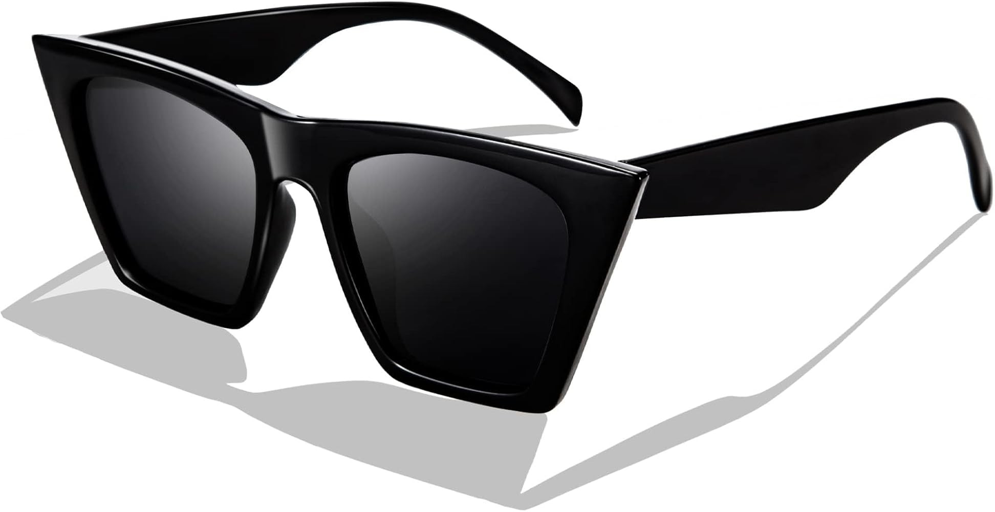 FEISEDY Vintage Square Cat Eye Sunglasses Women Trendy Cateye Sunglasses B2473 | Amazon (US)