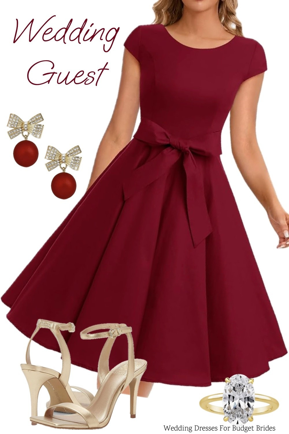 Winter holiday Christmas party wedding guest outfit idea from Amazon. 

#LTKFindsUnder100 #LTKWedding #LTKFindsUnder50